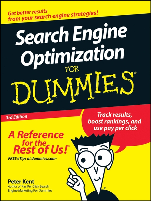 Cover image for Search Engine Optimization For Dummies